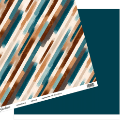 Gavlhusets Design - Papir - Diagonale striber - Bl�