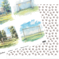 Gavlhusets Design - Papir - Fodboldmotiver