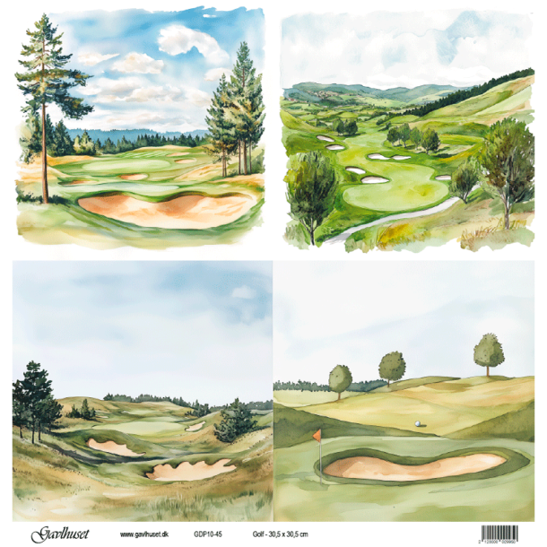 Gavlhusets Design - Papir - Golf