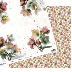 Gavlhusets Design - Papir - Julerose