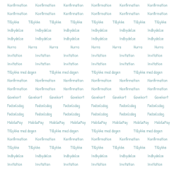 Gavlhusets Design - Papir - Konfirmationstekster - Lotus og Bl