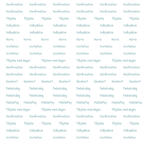 Gavlhusets Design - Papir - Konfirmationstekster - Lotus og Bl