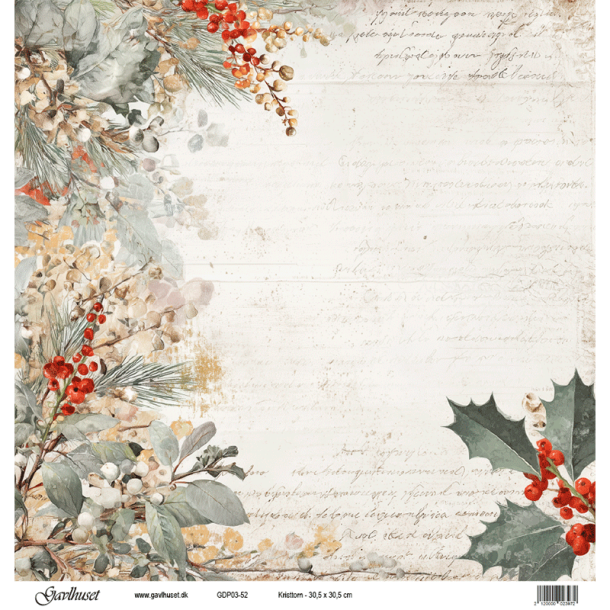 Gavlhusets Design - Papir - Kristtorn