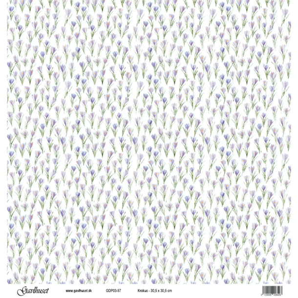 Gavlhusets Design - Papir - Krokus