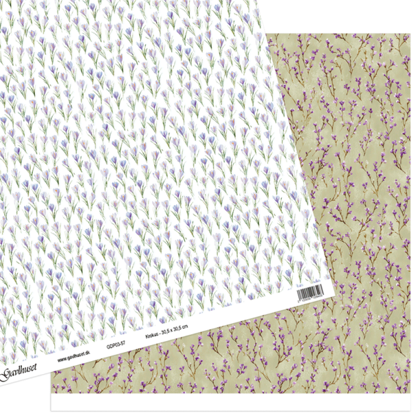 Gavlhusets Design - Papir - Krokus