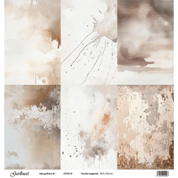 Gavlhusets Design - Papir - Neutrale baggrunde