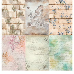 Gavlhusets Design - Papir - Breve og post baggrunde