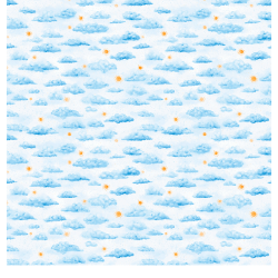 Gavlhusets Design - Papir - Skyer og sol