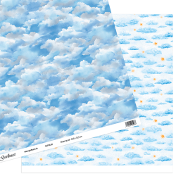 Gavlhusets Design - Papir - Skyer og sol