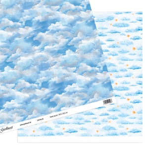 Gavlhusets Design - Papir - Skyer og sol