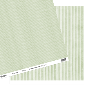 Gavlhusets Design - Papir - Smalle og brede striber - Grn