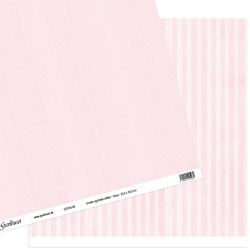 Gavlhusets Design - Papir - Smalle og brede striber - Rosa