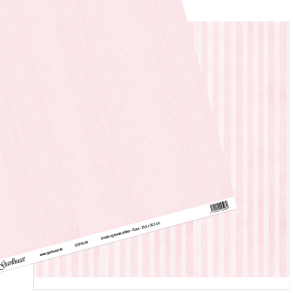 Gavlhusets Design - Papir - Smalle og brede striber - Rosa