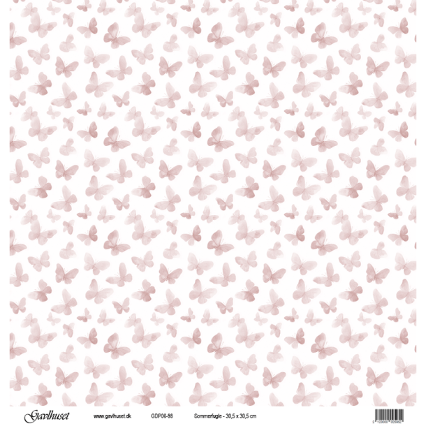 Gavlhusets Design - Papir - Sommerfugle