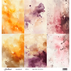 Gavlhusets Design - Papir - Splat i 6 farver