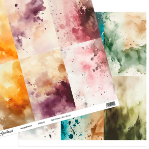 Gavlhusets Design - Papir - Splat i 6 farver