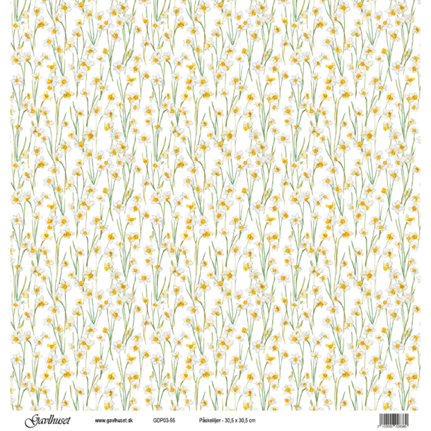 Gavlhusets Design - Papir - P�skeliljer