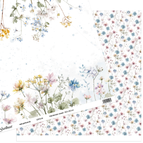 Gavlhusets Design - Papir - Vilde blomster i akvarel