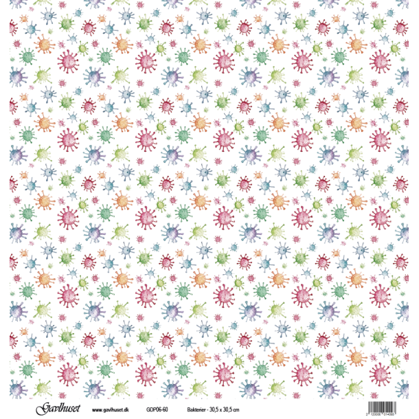 Gavlhusets Design - Papir - Bakterier