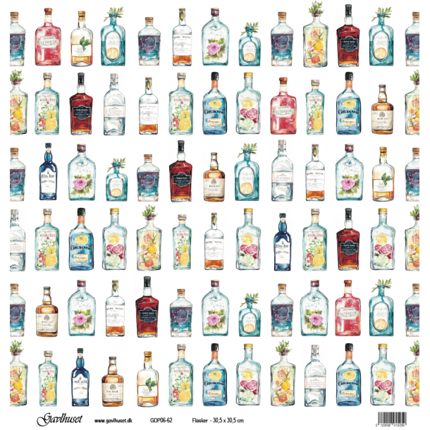 Gavlhusets Design - Papir - Flasker