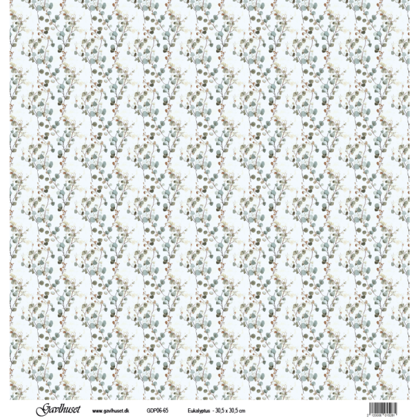 Gavlhusets Design - Papir - Eukalyptus