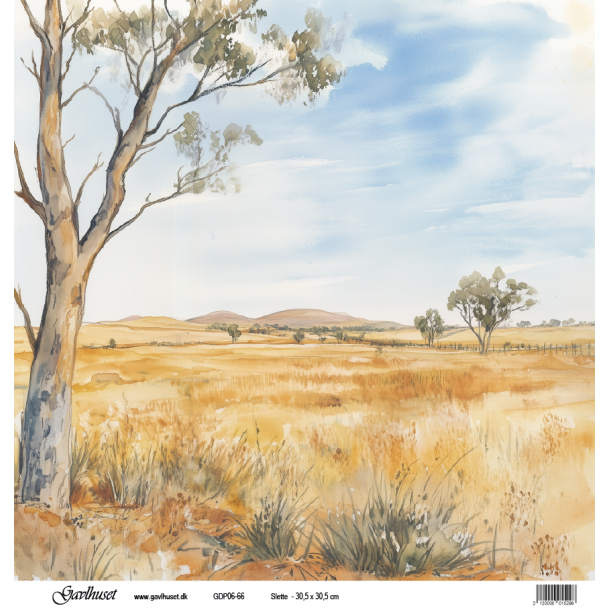 Gavlhusets Design - Papir - Slette