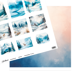 Gavlhusets Design - Papir - 9 Vinterlandskaber