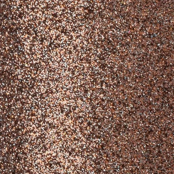Vaessen Creative - Selvklbende Glitter Papir - Mrk Brun