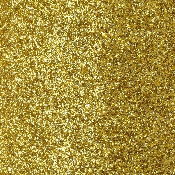 Vaessen Creative - Selvklbende Glitter Papir - Gylden