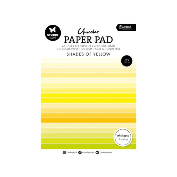 Studio Light - Blok A5 - Shades of Yellow