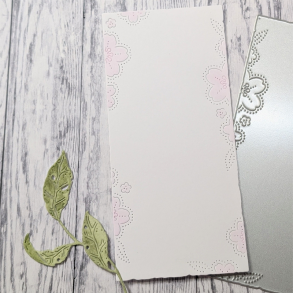 Gummiapan - Die - SlimLine med blomstertekstur