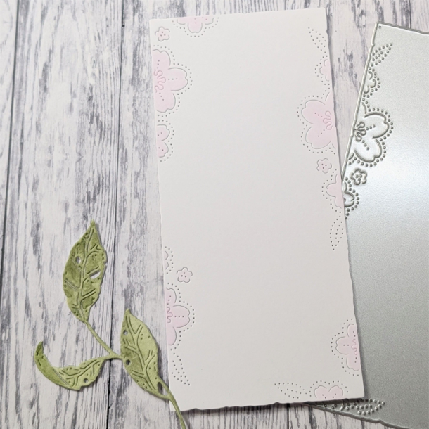 Gummiapan - Die - SlimLine med blomstertekstur