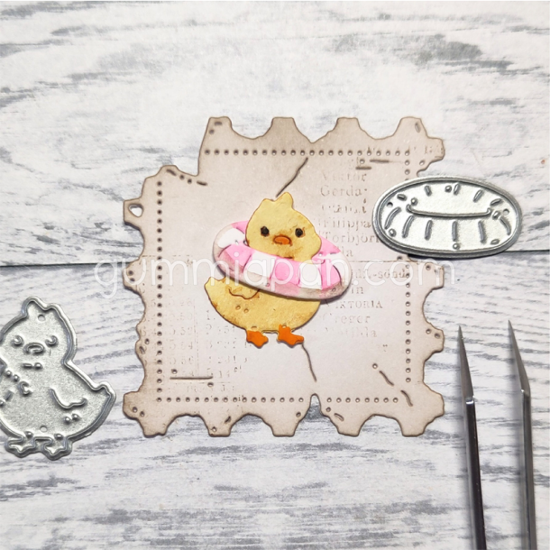 Gummiapan - Die - �lling i badering