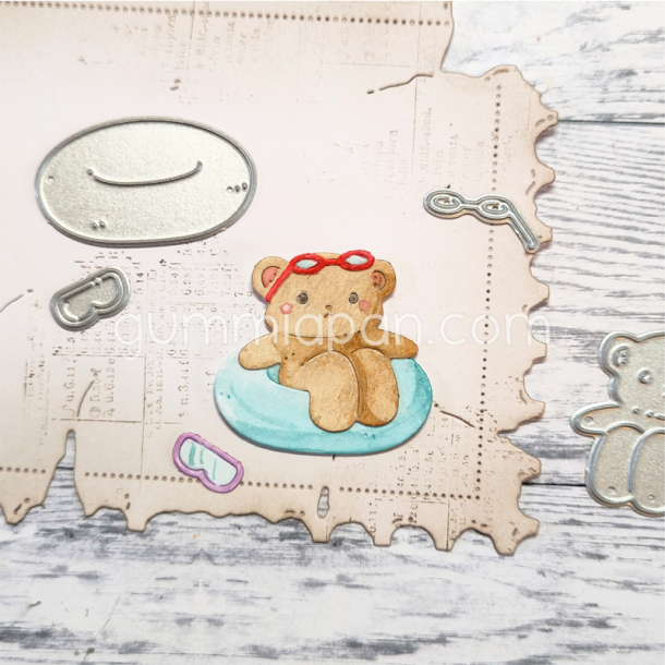 Gummiapan - Die - Bamse i badering