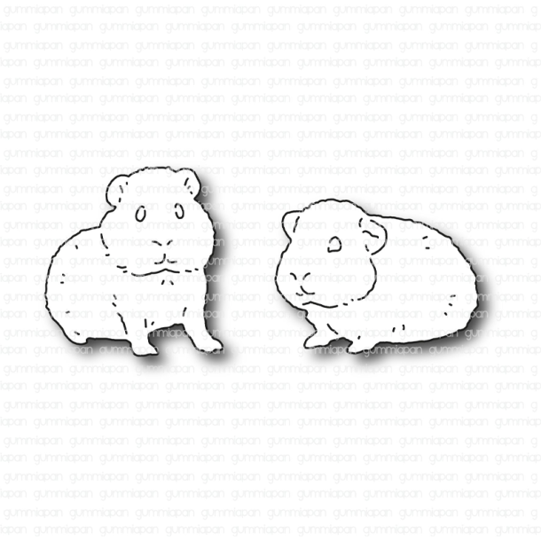 Gummiapan - Die - Bella & Bruna / Marsvin