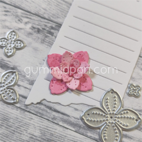 Gummiapan - Die - Blomst i 4 dele