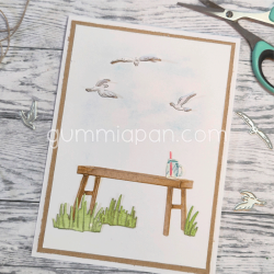 Gummiapan - Die - Fugle, delvist udstansede 