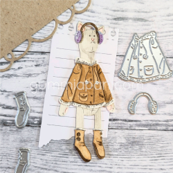 Gummiapan - Die - Efterrstj til stende kat