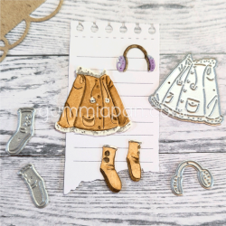 Gummiapan - Die - Efterrstj til stende kat