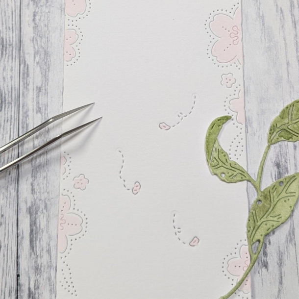 Gummiapan - Die - Faldende blade tekstur