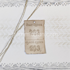 Gummiapan - Die - Garderobebillet