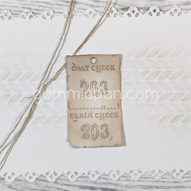 Gummiapan - Die - Garderobebillet