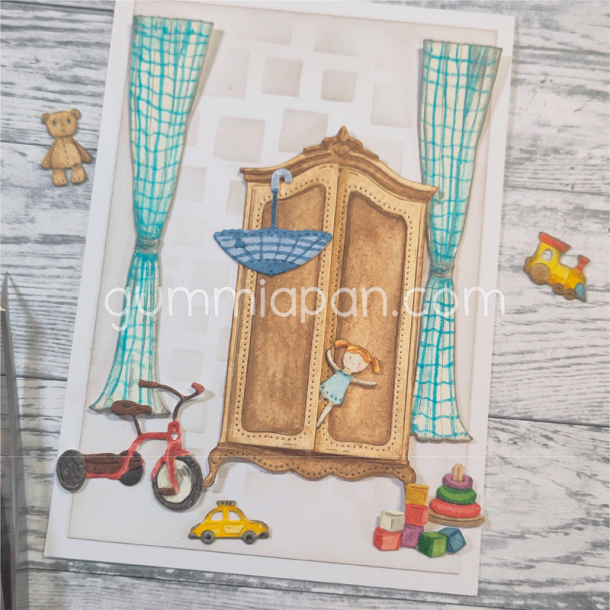 Gummiapan - Die - Garderobeskab