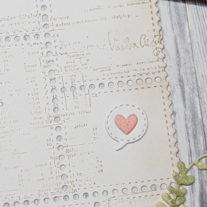 Gummiapan - Die - Lille taleboble med hjerte