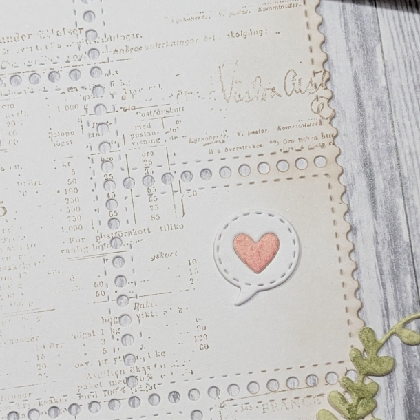 Gummiapan - Die - Lille taleboble med hjerte