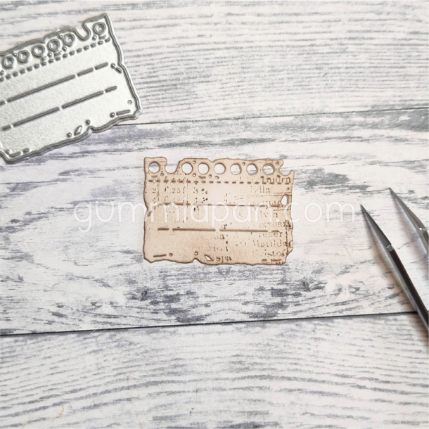 Gummiapan - Die - Linieret note