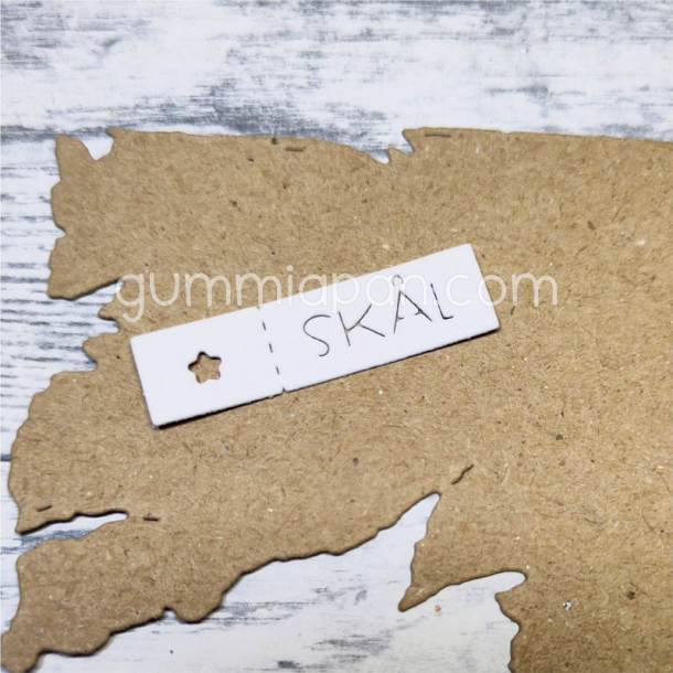 Gummiapan - Die - Skl tekstplade