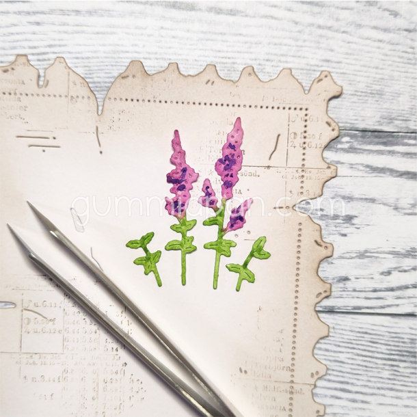 Gummiapan - Die - Blomst - Sm� lupiner