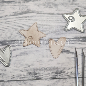 Gummiapan - Die - Stort hjerte & stjerne