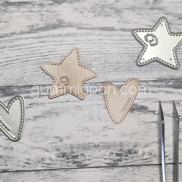 Gummiapan - Die - Stort hjerte &amp; stjerne